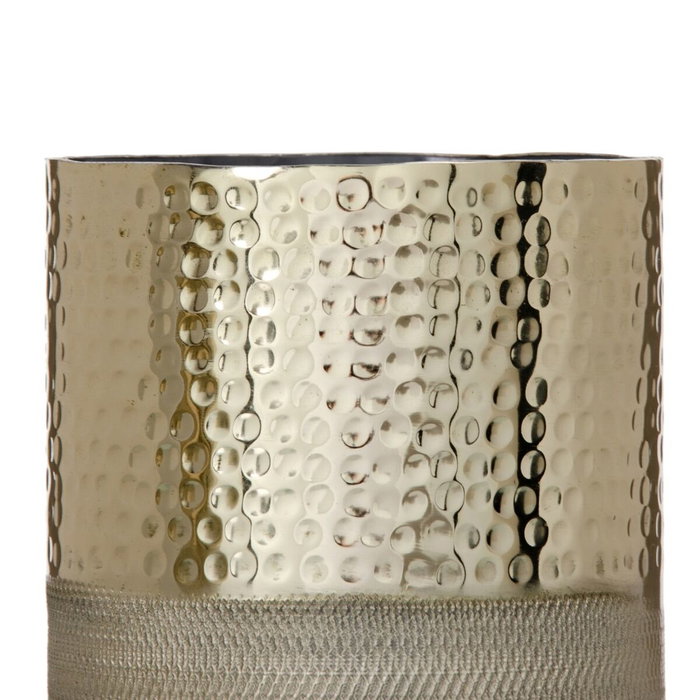 BigBuy Home Vase Doré 13 x 13 x 13 cm Aluminium BigBuy Home Vase Doré 13 x 13 x 13 cm Aluminium
