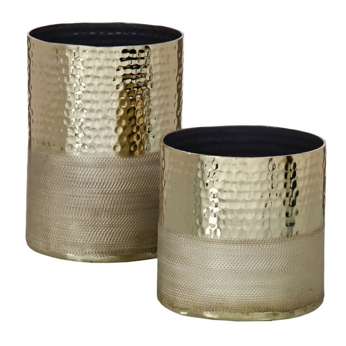 BigBuy Home Vase Doré 13 x 13 x 13 cm Aluminium BigBuy Home Vase Doré 13 x 13 x 13 cm Aluminium
