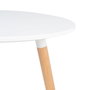 Table de Salle à Manger Blanc Bois MDF 60 x 60 x 74 cm