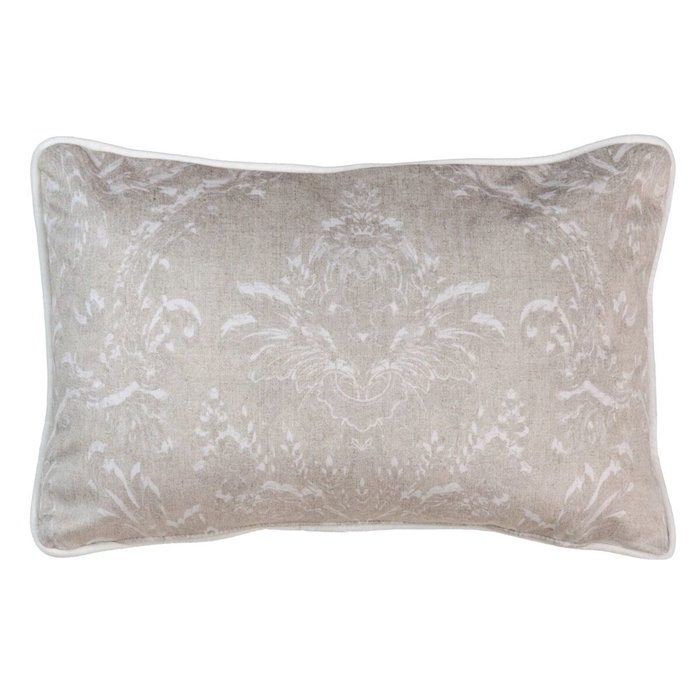 BigBuy Home Coussin Polyester Roses 45 x 30 cm