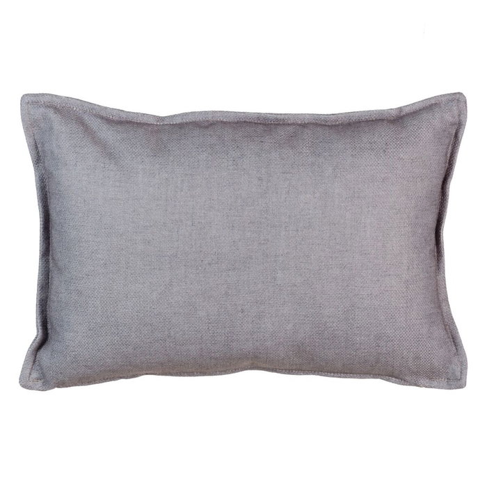Coussin Polyester Gris clair 45 x 30 cm Coussin Polyester Gris clair 45 x 30 cm