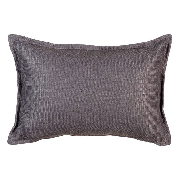 Coussin Polyester Gris foncé 45 x 30 cm Coussin Polyester Gris foncé 45 x 30 cm