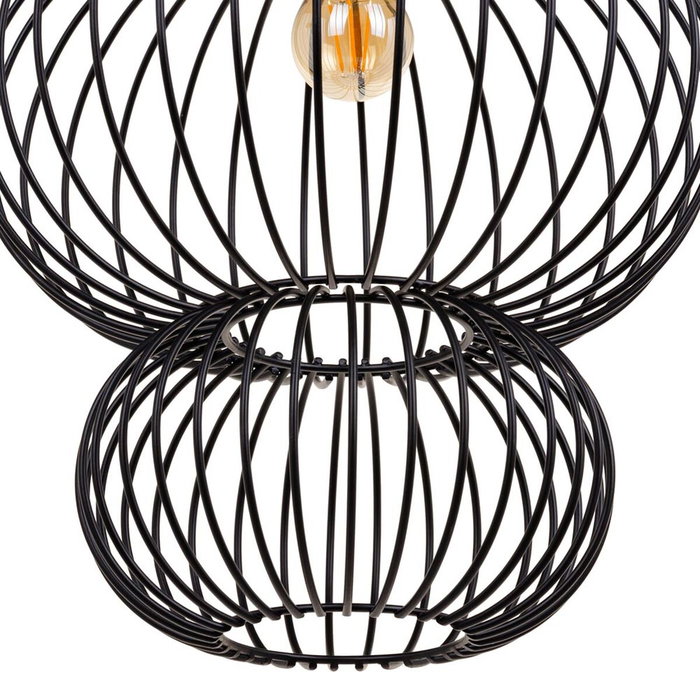 BigBuy Home Suspension 34 x 34 x 51 cm Noir Fer Ø 34 cm