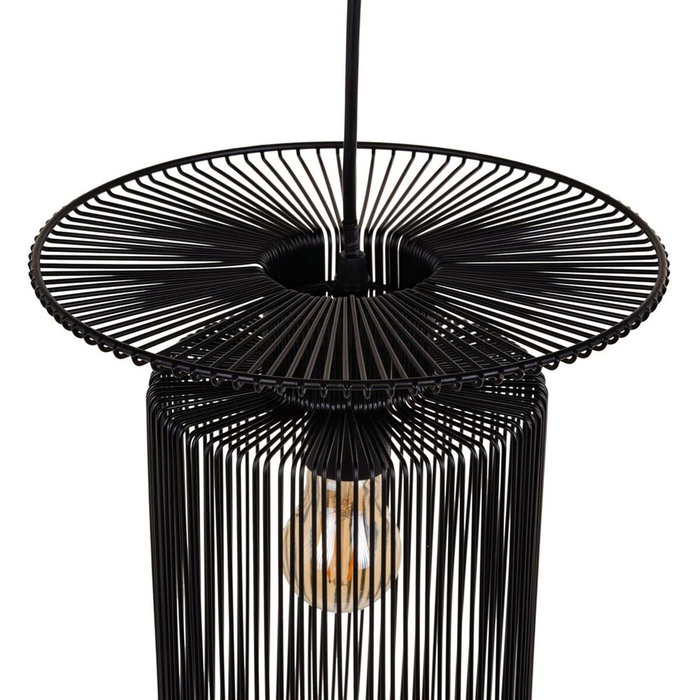BigBuy Home Suspension Noir Fer Ø 27 cm