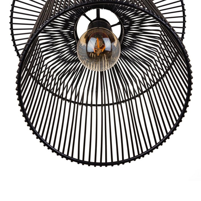 BigBuy Home Suspension Noir Fer Ø 27 cm