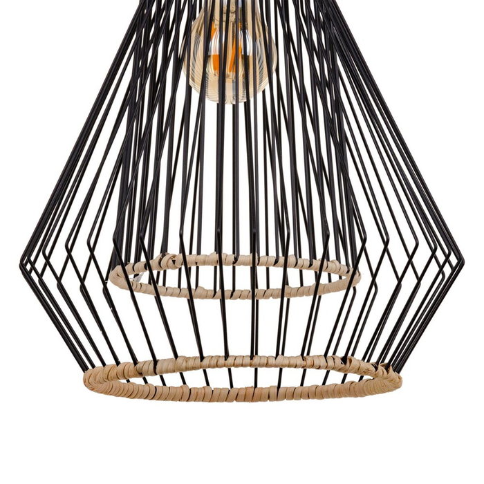 BigBuy Home Suspension Métal Blanc Ø 28 cm BigBuy Home Suspension Métal Blanc Ø 28 cm
