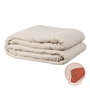 BigBuy Home Couvre-lit 230 x 280 cm Beige Rouge foncé
