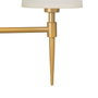 BigBuy Home Applique Murale Moderne Doré en Métal et Tissu Synthétique