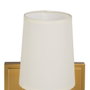 BigBuy Home Applique Murale Moderne Doré en Métal et Tissu Synthétique