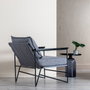 BigBuy Home Fauteuil Gris en Tissu Synthétique et Métal
