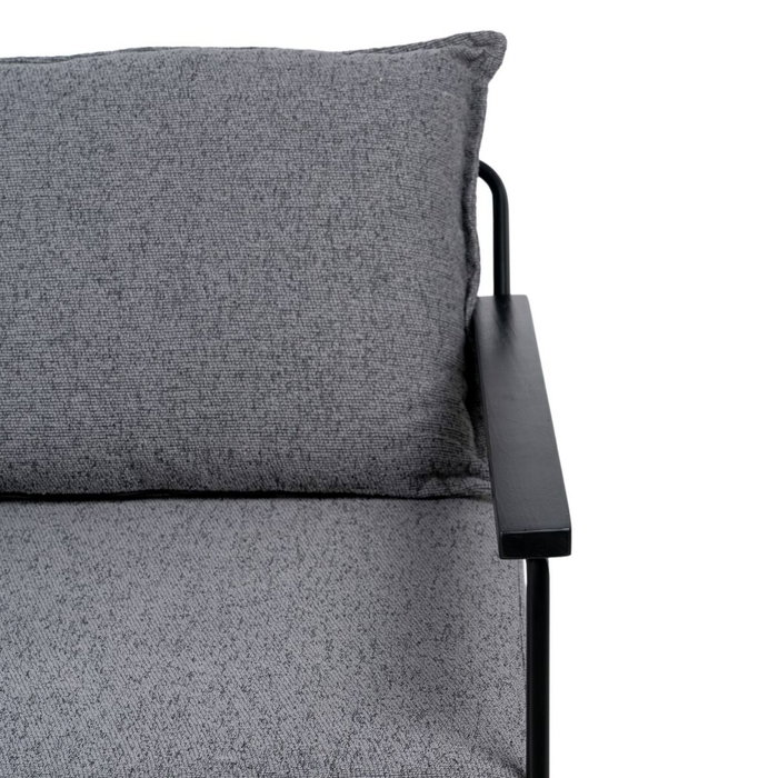 BigBuy Home Fauteuil Gris en Tissu Synthétique et Métal BigBuy Home Fauteuil Gris en Tissu Synthétique et Métal