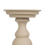 BigBuy Home Bougeoir Aluminium Crème 15 x 15 x 25 cm