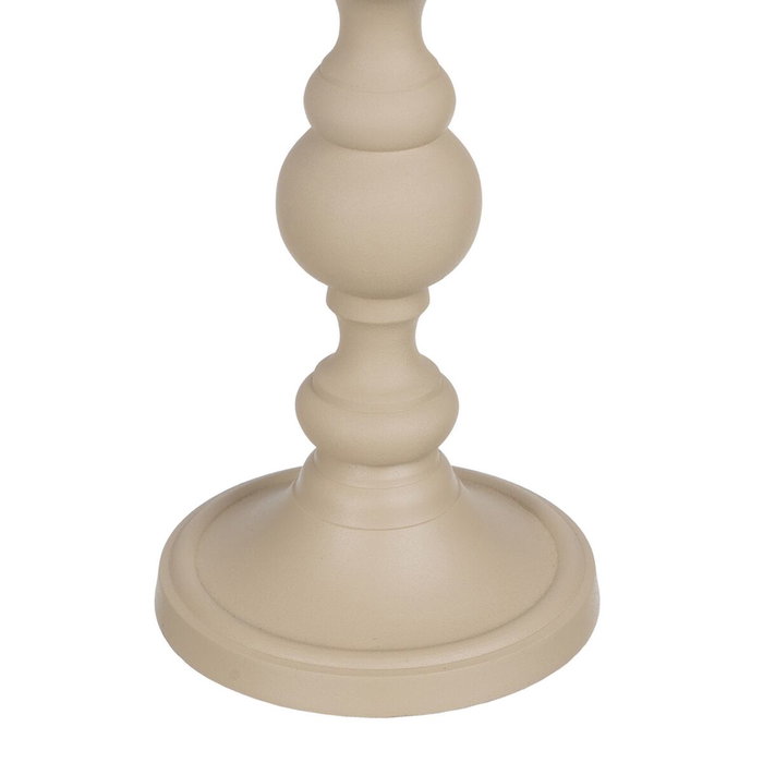 BigBuy Home Bougeoir Aluminium Crème 15 x 15 x 25 cm BigBuy Home Bougeoir Aluminium Crème 15 x 15 x 25 cm