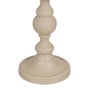 BigBuy Home Bougeoir Aluminium Crème 15 x 15 x 25 cm