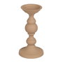 BigBuy Home Bougeoir 15 x 15 x 28 cm Beige Aluminium