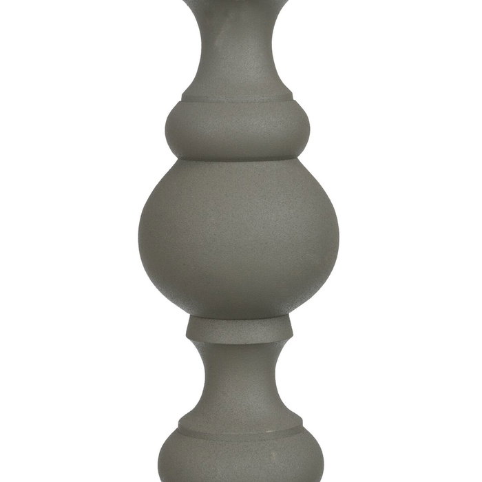 BigBuy Home Bougeoir Aluminium Vert 15 x 15 x 32 cm