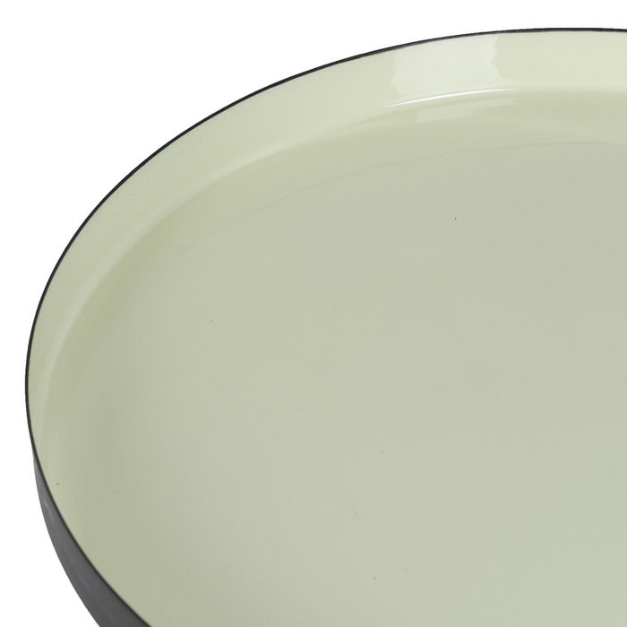 BigBuy Home Table d'appoint circulaire Noir et Vert en Fer BigBuy Home Table d'appoint circulaire Noir et Vert en Fer