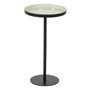 BigBuy Home Table d'appoint circulaire Noir et Vert en Fer