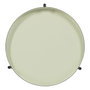 BigBuy Home Table d'appoint circulaire Noir Vert Fer