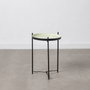 BigBuy Home Table d'appoint circulaire Noir Vert Fer