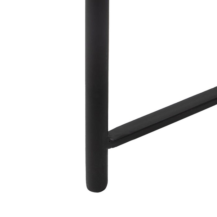 BigBuy Home Table d'appoint circulaire Noir Vert Fer