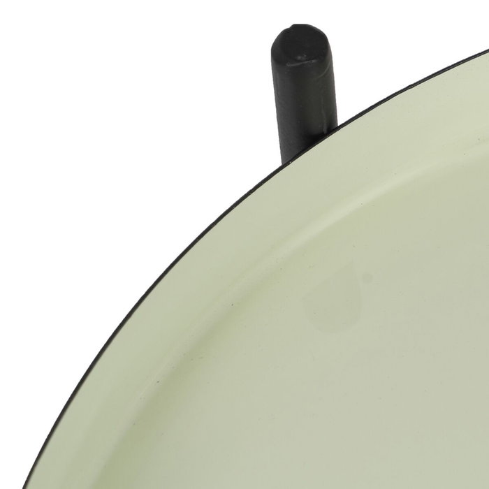 BigBuy Home Table d'appoint circulaire Noir Vert Fer