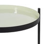 BigBuy Home Table d'appoint circulaire Noir Vert Fer