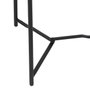 BigBuy Home Table d'appoint circulaire Noir Vert Fer