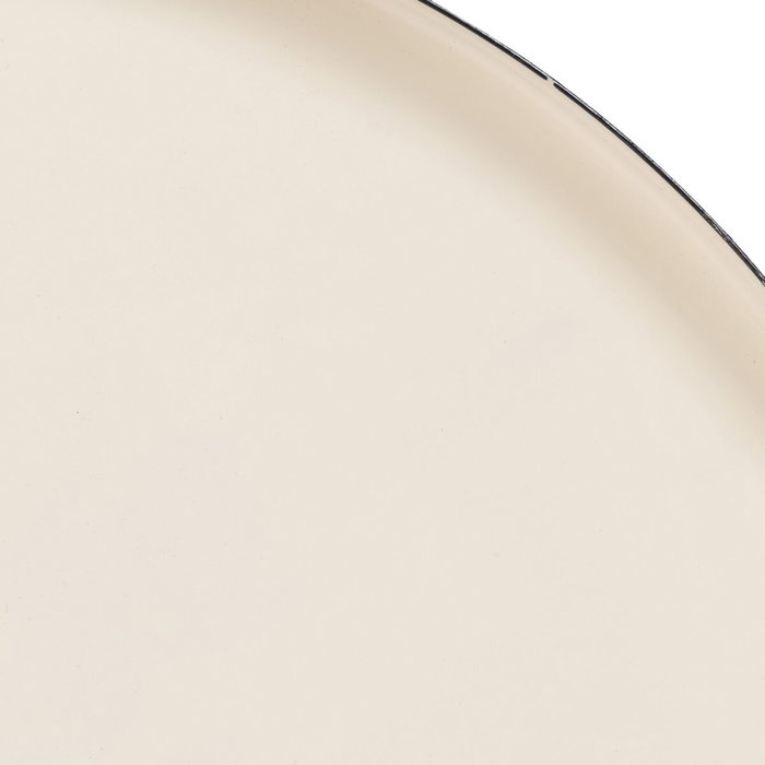 BigBuy Home Table d'appoint circulaire Noir et Crème en Fer BigBuy Home Table d'appoint circulaire Noir et Crème en Fer