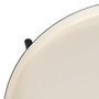 BigBuy Home Table d'appoint circulaire Noir et Crème en Fer