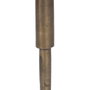 BigBuy Home Table d'appoint Verre Doré Métal