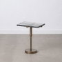 BigBuy Home Table d'appoint Verre Doré Métal