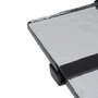 BigBuy Home Table d'appoint en Verre Noir et Métal