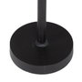 BigBuy Home Table d'appoint en Verre Noir et Métal