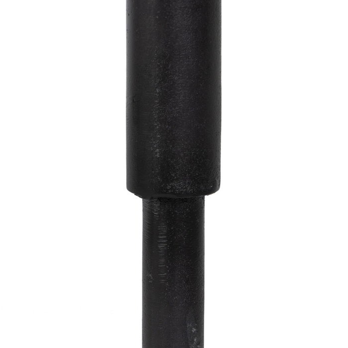 BigBuy Home Table d'appoint en Verre Noir et Métal BigBuy Home Table d'appoint en Verre Noir et Métal