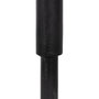 BigBuy Home Table d'appoint en Verre Noir et Métal