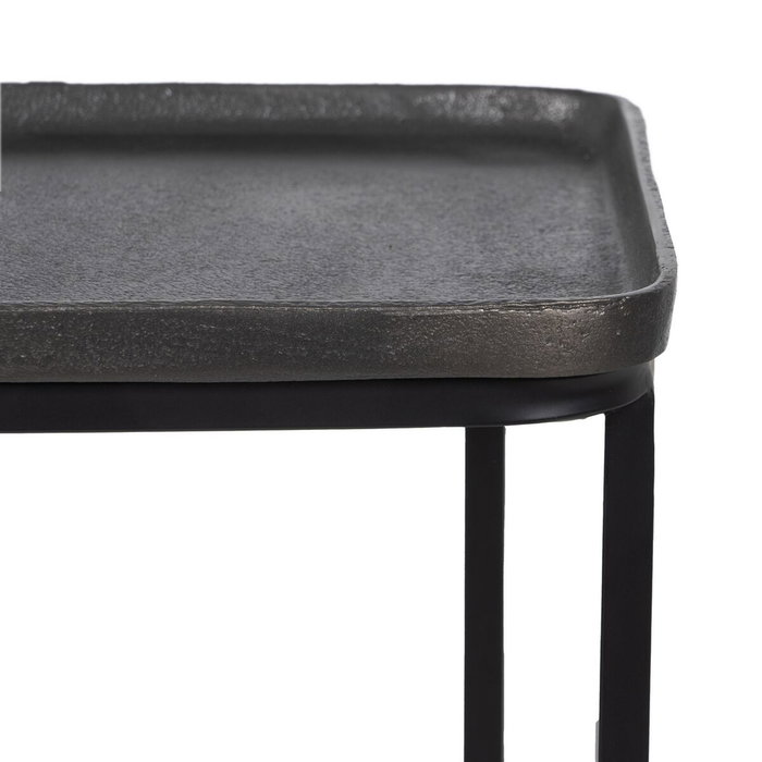 BigBuy Home Ensemble de meubles Noir Gris 84 x 26 x 78 cm BigBuy Home Ensemble de meubles Noir Gris 84 x 26 x 78 cm