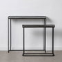 BigBuy Home Ensemble de meubles Noir Gris 84 x 26 x 78 cm