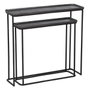 BigBuy Home Ensemble de meubles Noir Gris 84 x 26 x 78 cm