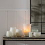 BigBuy Home Bougeoir Verre Blanc 13 x 13 x 15 cm