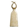 BigBuy Home Vase Verre Doré Métal Blanc 10 x 10 x 53 cm