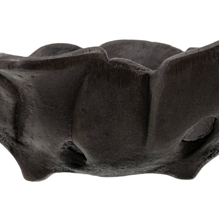 Centre de Table Gris Aluminium 17,5 x 13,5 x 5 cm