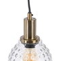 BigBuy Home Suspension Verre Métal 16 x 16 x 24 cm