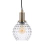 BigBuy Home Suspension Verre Métal 16 x 16 x 24 cm