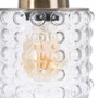 BigBuy Home Suspension Verre Métal 12 x 12 x 23 cm