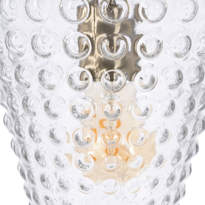 BigBuy Home Suspension Verre Métal 20 x 20 x 27 cm