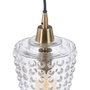 BigBuy Home Suspension Verre Métal 17 x 17 x 31 cm