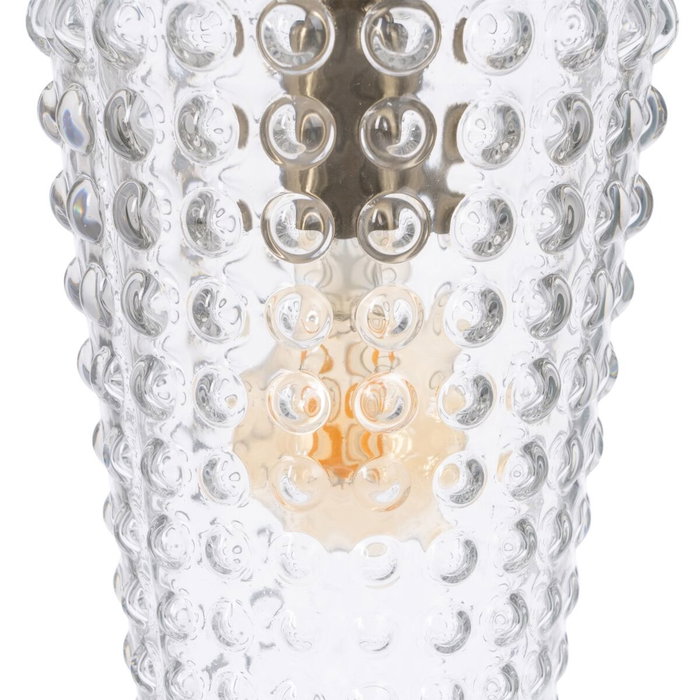 BigBuy Home Suspension Verre Métal 17 x 17 x 31 cm