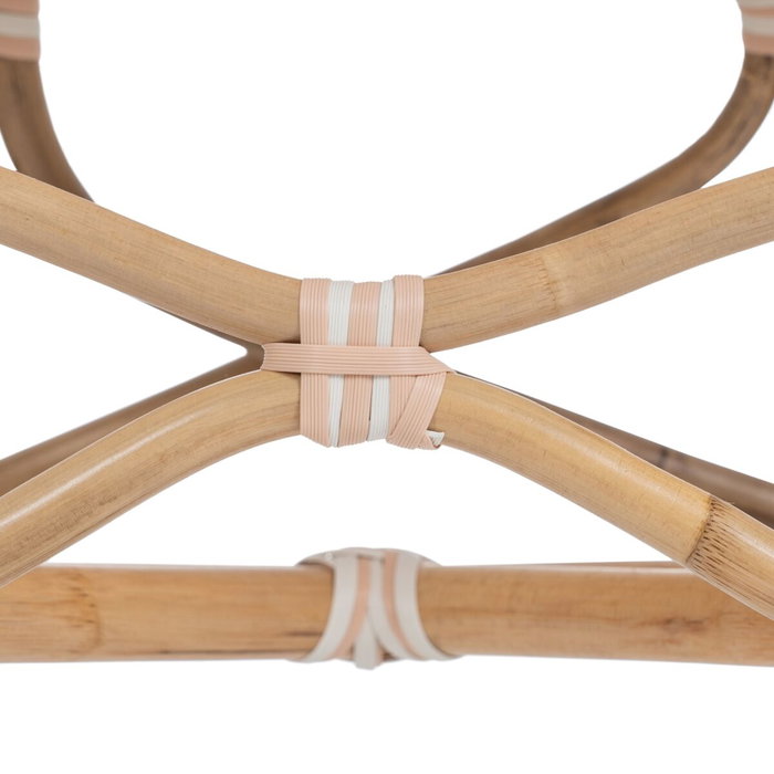 BigBuy Home Chaise de Salle à Manger en Rotin Beige Naturel