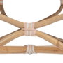 BigBuy Home Chaise de Salle à Manger en Rotin Beige Naturel